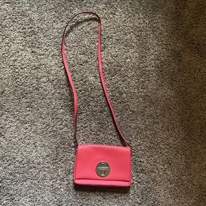 Kate Spade pink cross body purse